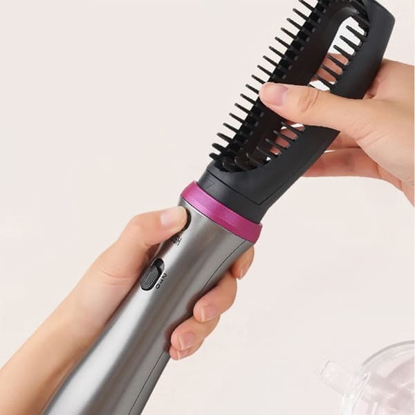 TD® 5-i-1 Hot Air Comb Curling och uträtning Anti-järn design