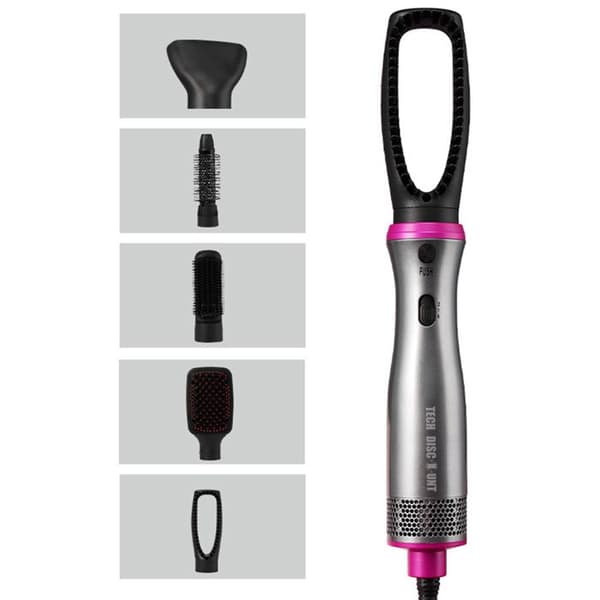 TD® 5-i-1 Hot Air Comb Curling och uträtning Anti-järn design