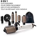 Miniatyrbild 3 av 5: Stylingborste Bellissima AIR WONDER BRUSH VITT GULD