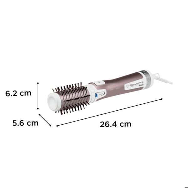 ROWENTA CF9540F0 Borste Activ Premium Care Roterande borste med varmblåsare, naturliga borst, borstning, professionell kvalitet