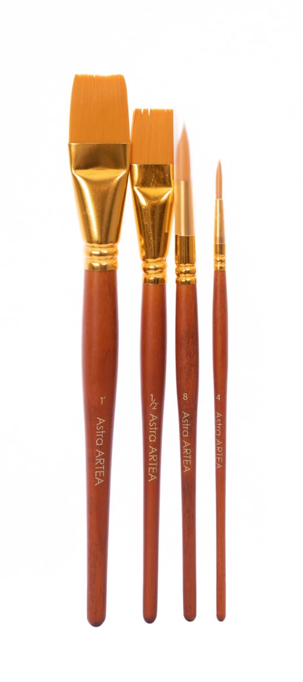 Nylonborstar set med 4 st Astra Artea