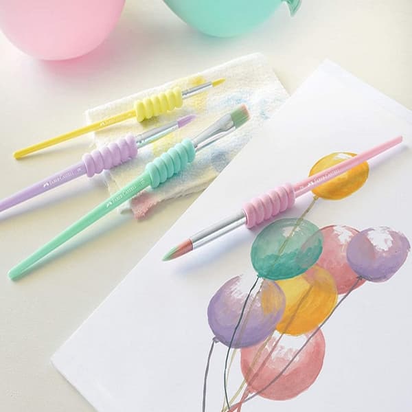 Faber-Castell Pastel Brushes Blister 4 kpl