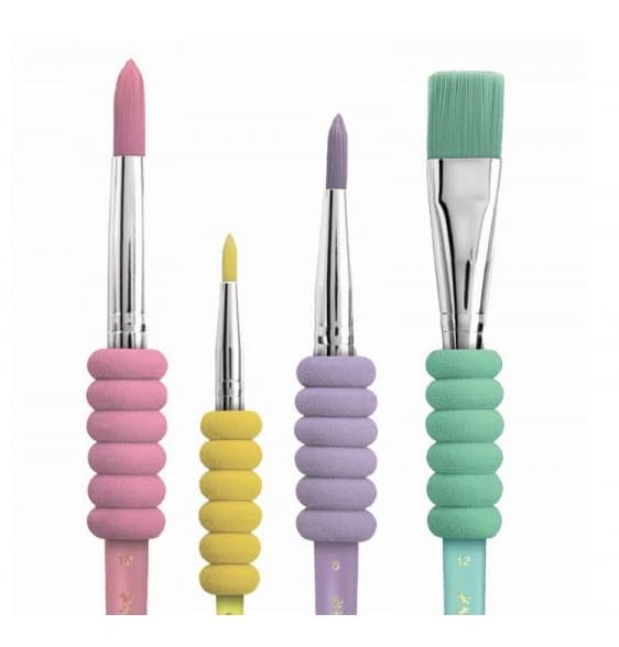 Faber-Castell Pastel Brushes Blister 4 kpl