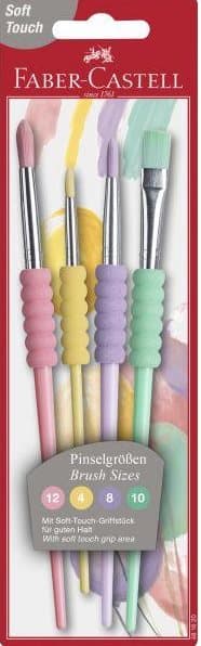 Faber-Castell Pastel Brushes Blister 4 kpl