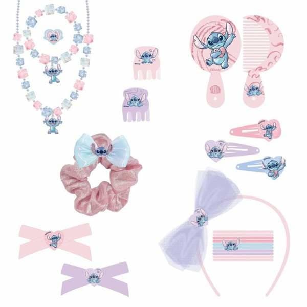 Hair accessories Stitch Rosa 24 Delar