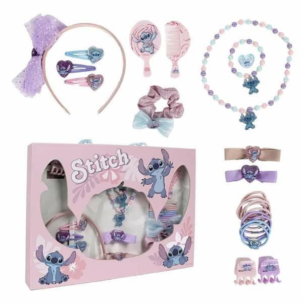 Hair accessories Stitch Rosa 24 Delar