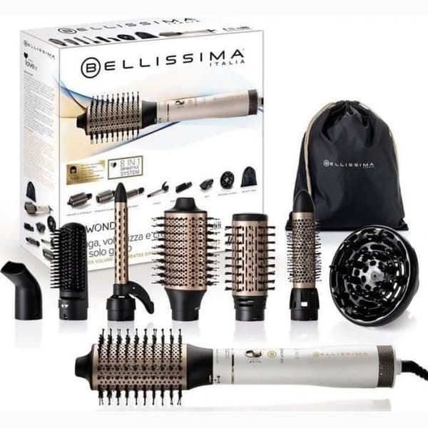 Stylingborste Bellissima AIR WONDER BRUSH VITT GULD