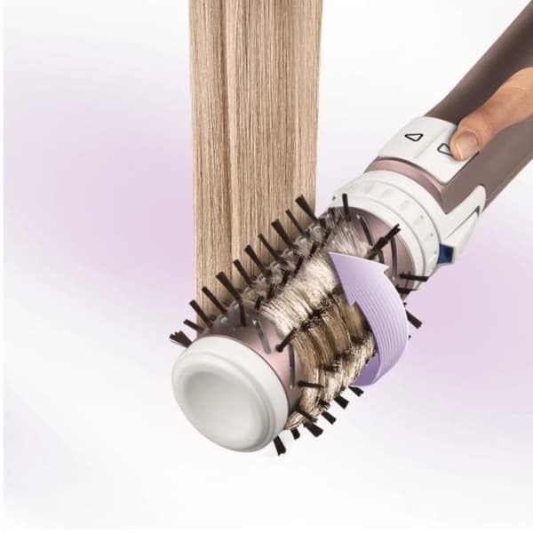ROWENTA CF9540F0 Borste Activ Premium Care Roterande borste med varmblåsare, naturliga borst, borstning, professionell kvalitet