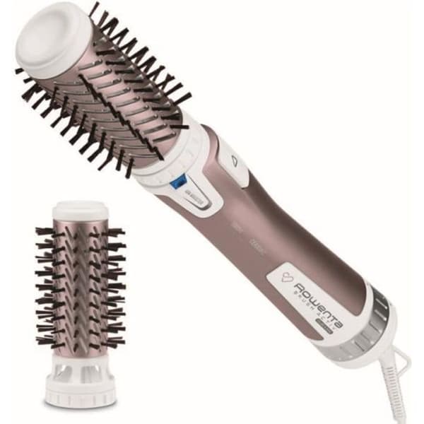 ROWENTA CF9540F0 Borste Activ Premium Care Roterande borste med varmblåsare, naturliga borst, borstning, professionell kvalitet
