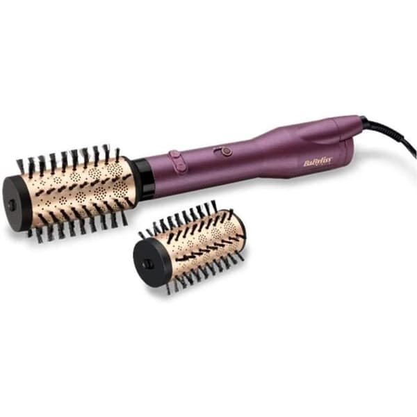 BABYLISS Big Hair Dual AS950E blåsborste - Volym, 650 Watt, 2 hastigheter Svart, Rose Gold, Violett
