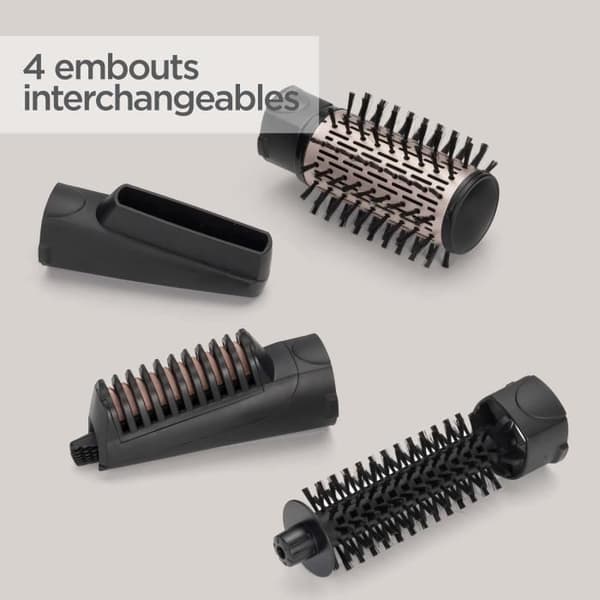BaByliss AS200E Torka, räta ut och styla 4-i-1 1000W roterande blåsborste med jonisk funktion