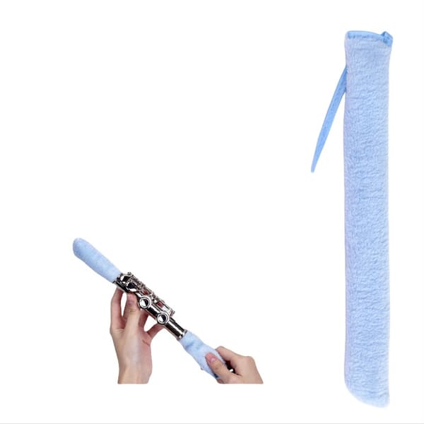 INF Effektiv Rengöringsstav för Flöjt och Klarinett - 30cm Längd Blå