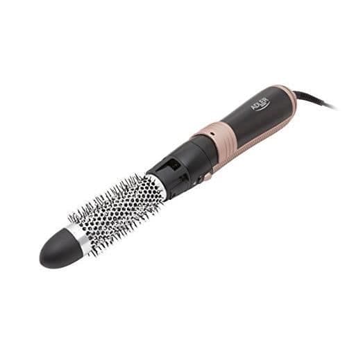 Styler Hår - ADLER - Svart - 1200 Watt - 3 Temperaturnivåer - 6 Avtagbara Borstar Svart