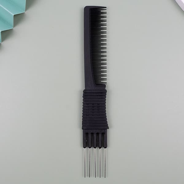 INF Anti-Statisk Karbonfiber Fem-Nåls Kam for Hårstyling