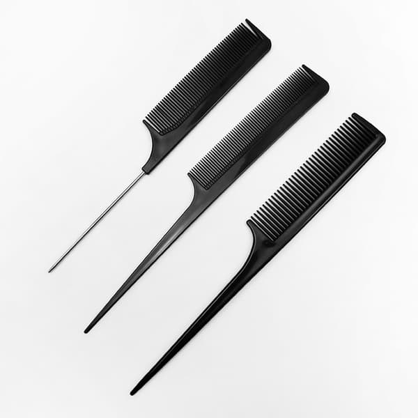 INF 10-delt hårstyling kamsett - Perfekte frisørverktøy