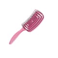 Miniatyrbild 3 av 4: INF Ergonomisk böjd ventilborste för hårbottenmassage Rosa