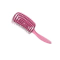 Miniatyrbild 4 av 4: INF Ergonomisk böjd ventilborste för hårbottenmassage Rosa