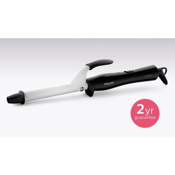 Locktång - PHILIPS - BHB862/00 - CurCeramic Svart, Vit