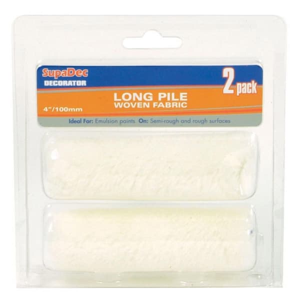 SupaDec Minirulle med lång hög (2 st.) White One Size