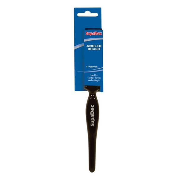 SupaDec Angled Brush Black 1in