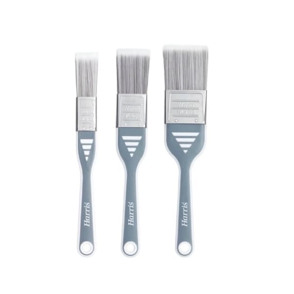 Harris Ultimate Wall and Ceiling Paint Brush Set (Pack of 3) Grey One Size