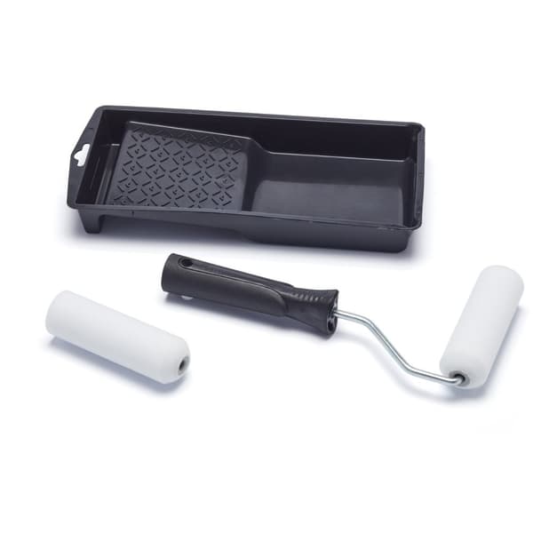 Harris Essentials Gloss 4 tum Mini Paint Roller Set (4 stycken)