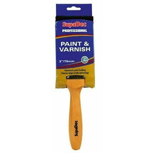 SupaDec Professional Paint & Varnish Brush Brown One Size