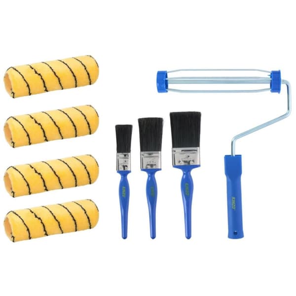 Färgsats, Rollerset med Penslar - 8 delar