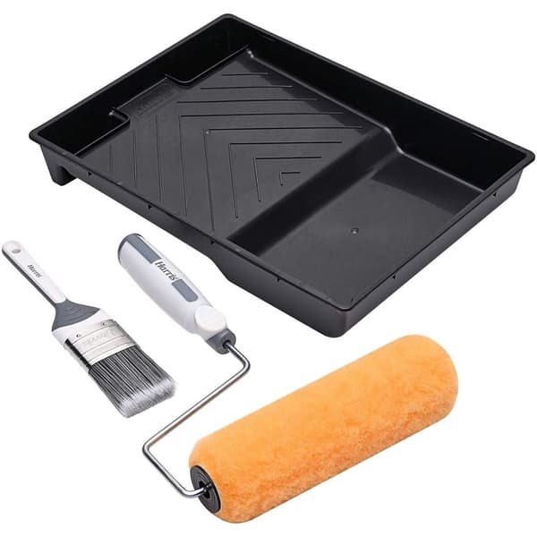 Harris Seriously Good Masonry Paint Roller Set Black/Orange/Grey One Size