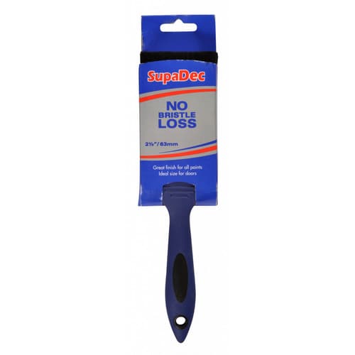 SupaDec No Bristle Loss Paint Brush Blue/Black 62mm
