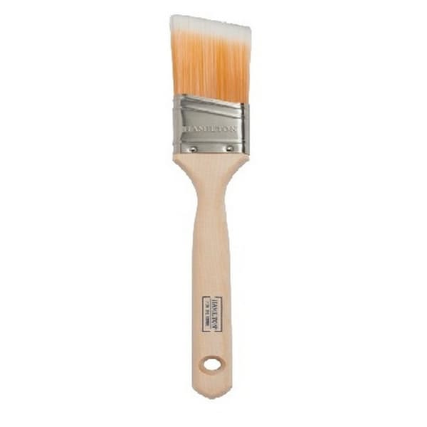 Hamilton For The Trade Angled Paint Brush Brown One Size