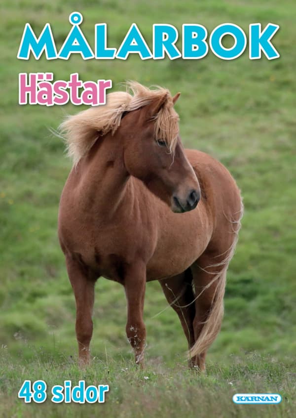 Målarbok - Hästar