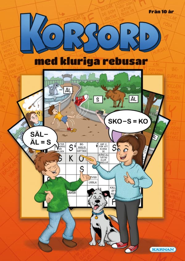 Korsord med kluriga rebusar