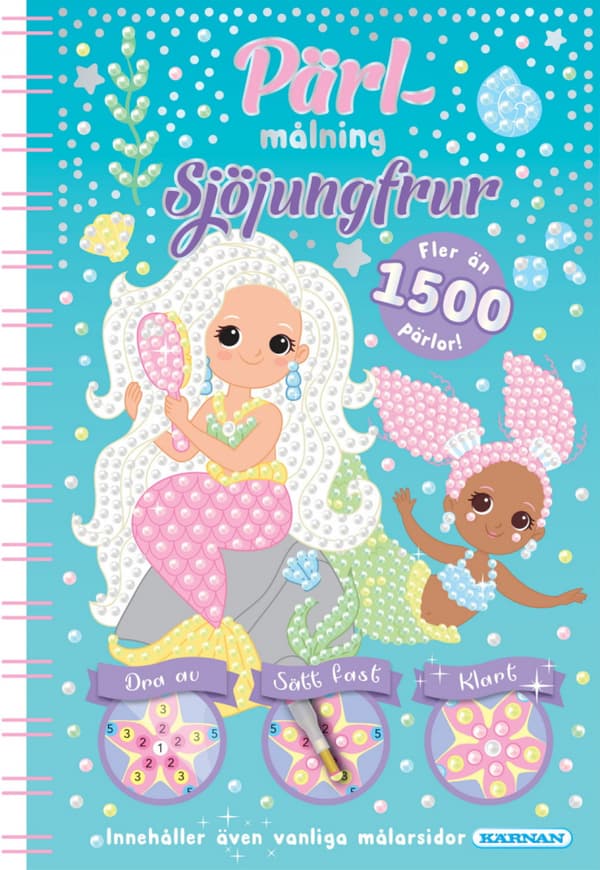 Pärlmålning - Sjöjungfrur