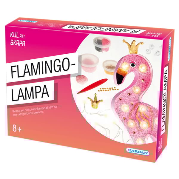Kul att skapa - Flamingolampa