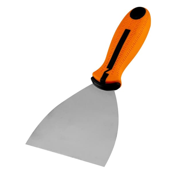 100 mm malingspatel, rustfrit stål, to-komponent håndtag