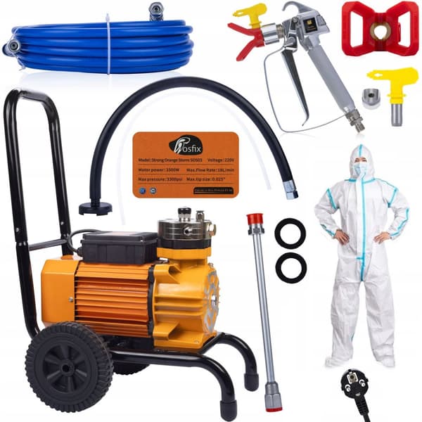 Rosfix Målningsenhet Rosfix Strong Blue Storm SBS03 3500W 22MPA 18L/min + Overall