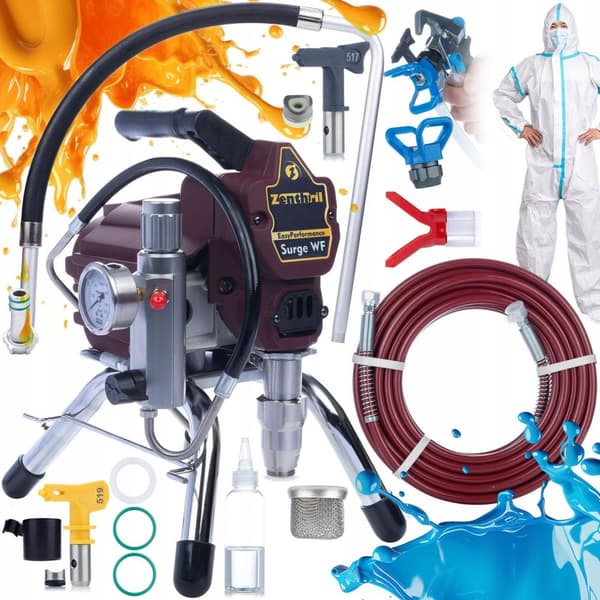 Zenthril Zenthril Surge WF maleenhed, 1800W 20Mpa 0,019", 2L/min, EasyPerformance-serien + malesæt 185cm + dysedæksel + dyse 519