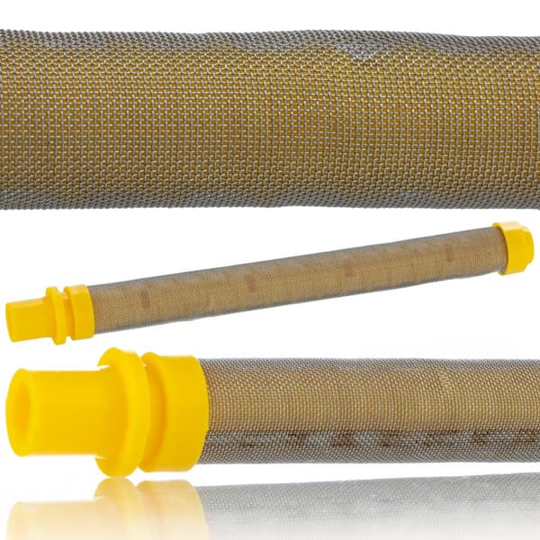 100 mesh fingerfilter, gult, för en målningsenhet