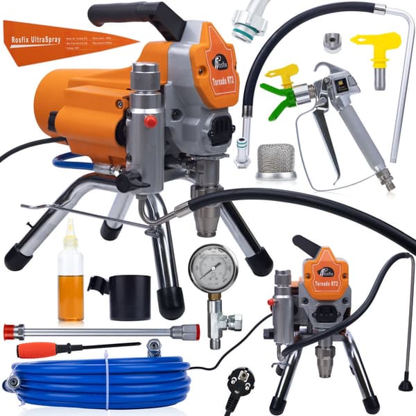 Rosfix Tornado RT2 UltraSpray 1800W 22MPA 2,2L/min målningsenhet
