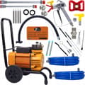 Pikkukuva 1 / 11: Rosfix-kiviaines Rosfix Strong Blue Storm SBS03 3500W 22MPA 18L/min + 50 cm putki + reikäputki + 13 m letku + letkusovitin + 4 x 60 mesh -suodatin + 2