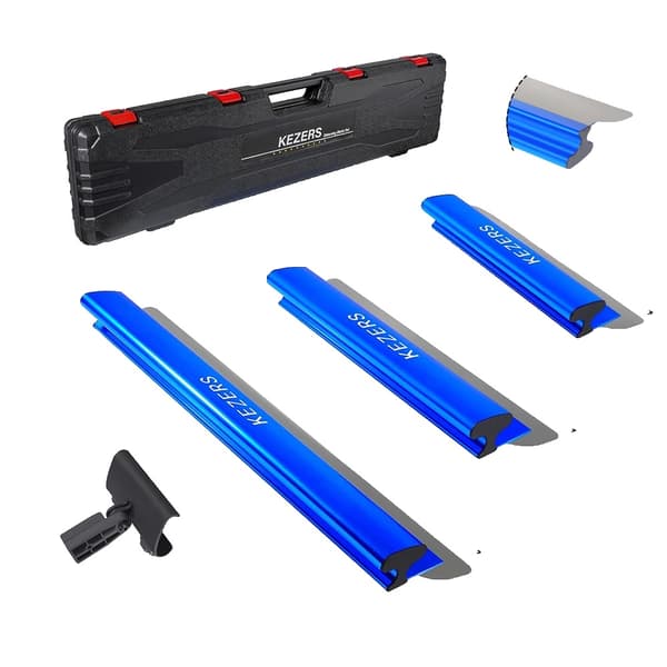 Set med spackelblad för gipsväggar, aluminiummaterial, flera storlekar tillgängliga,3 set