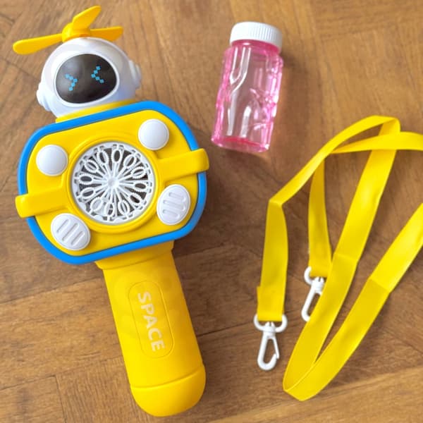 WOOPIE Boblemaskine Astronaut Gul