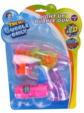 Såpbubbelpistol med LED Rosa