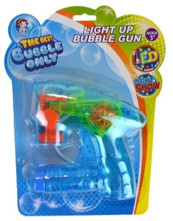 Såpbubbelpistol med LED Blå