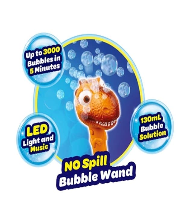 Såpbubbelstav Dino med Musik