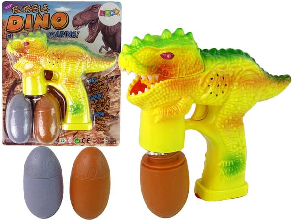 Saippuakuplat Dinosaur Bubble Liquid Munankeltainen