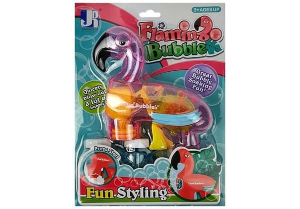 Pink flamingo boblepistol