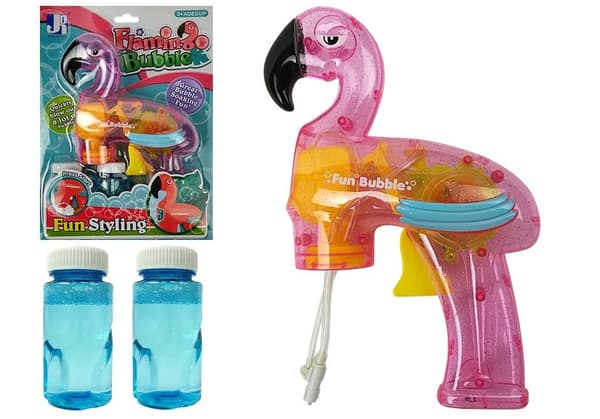 Pink flamingo boblepistol