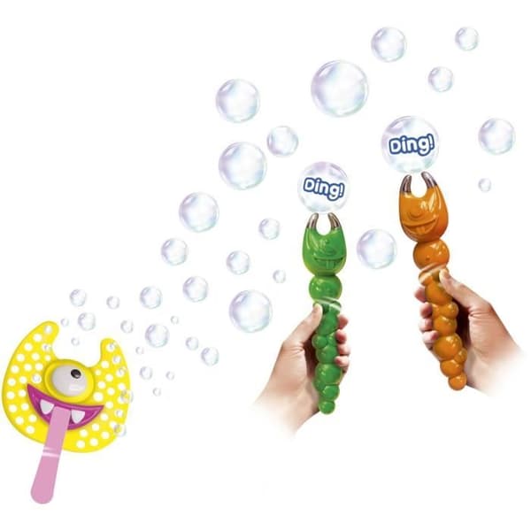 Såpbubblespel - LANSAY - 25640 - Bubbles Party - Bubble Ding Duo Electronic